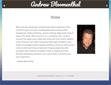 Tablet Screenshot of andrewjbloomenthal.com